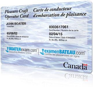 carte de conducteur d’embarcation de plaisance