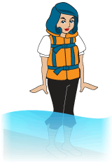 how to fit a life jacket illustration step 2