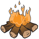 Class A fire type illustration
