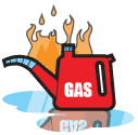 Class B fire type illustration