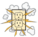 Class C fire type illustration