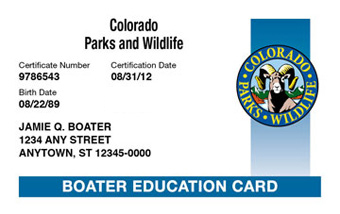Colorado Boater Card