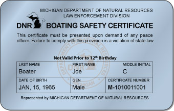 Michigan Boater Card