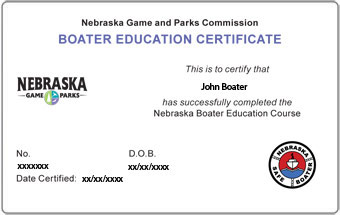 Nebraska Boater Card