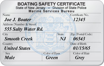 How To Get A Replacement New Jersey Boat Safety Certificate