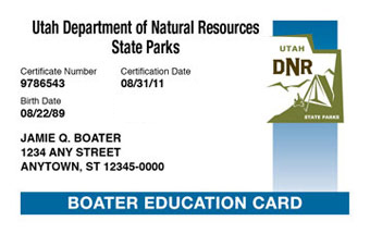 Utah Boater Card