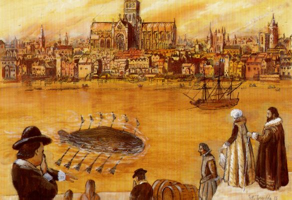 Cornelius Drebbel's Submarine
