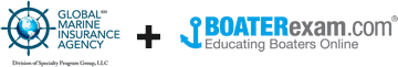 Logos; Global Marine Insurance, Boat-ed.com